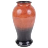 A William Moorcroft flambé vase, c.1928-36, of inverted baluster form