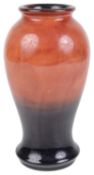 A William Moorcroft flambé vase, c.1928-36, of inverted baluster form