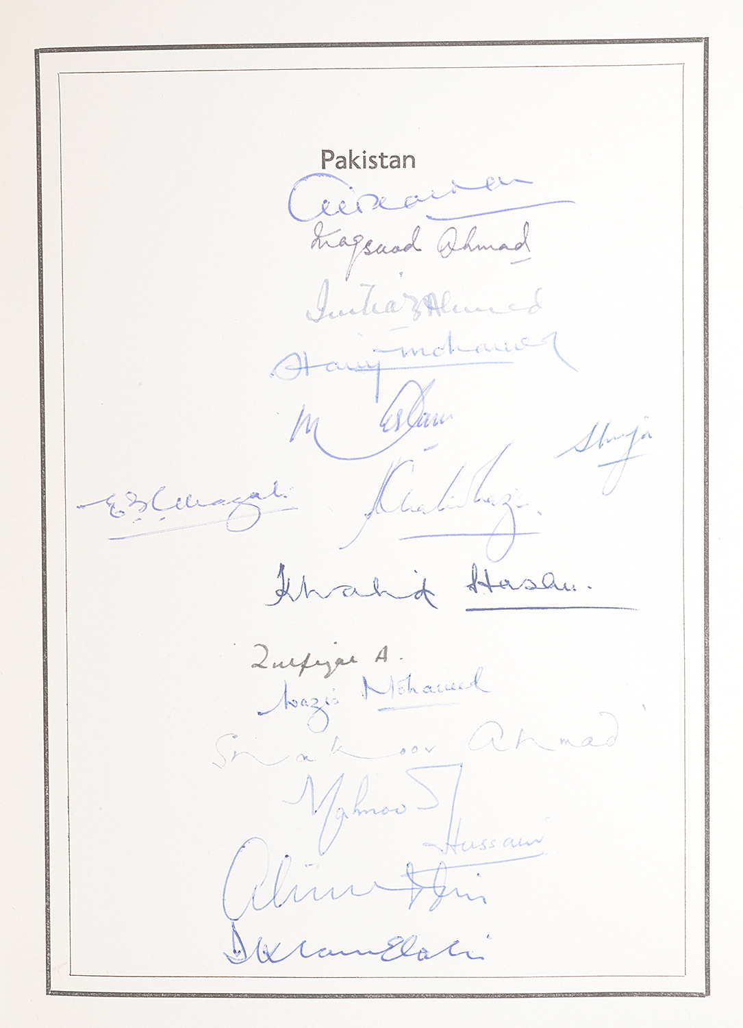 A 1950s autograph book of seventeen County cricket teams and England, Australia and Pakistan teams - Image 4 of 6