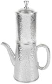 A Victorian silver coffee percolator, London 1886 by John Thomas Heath & John Hartshorne Middleton