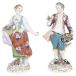 A pair of late 19th c. Samson of Paris Chelsea figures