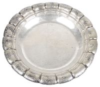 An early 20th c. German .830 silver dish