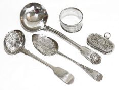 A collection of Victorian and later silver