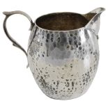 A George VI silver cream jug, London 1937 by J.R.F. & Co.