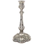 A Victorian silver candlestick, Birm. 1899 by Deykin & Harrison,