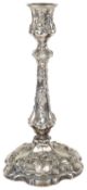 A Victorian silver candlestick, Birm. 1899 by Deykin & Harrison,