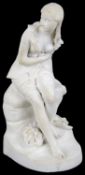 A 19th c. Minton Parian figure of Dorothea by John Bell