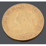 A Queen Victoria gold full sovereign 1896