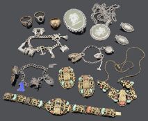 A suite of 1930's costume jewellery attributed to Max Neiger