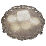 A Elizabeth II silver salver, Sheffield 1960 by James Dixon & Sons Ltd