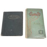 Two early 20th century postcard albums