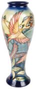 A Moorcroft 'Lark Ascending' vase by Philip Gibson