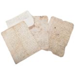 An album of 18th century Fr. letters and legal documents