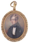 Early 19th century Brit. School portrait miniature