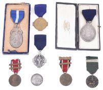 A small collection of Masonic and other medals