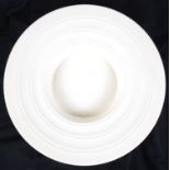 Keith Murray for Wedgwood 'Top Hat' Moonstone shallow bowl