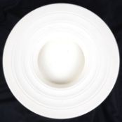 Keith Murray for Wedgwood 'Top Hat' Moonstone shallow bowl