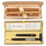 A Sheaffer Targa gold plated fountain pen