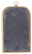 A 19th century brass framed writing slate/memoranda board