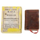 The Smallest Bible in the World with Shakespeare's Family Records