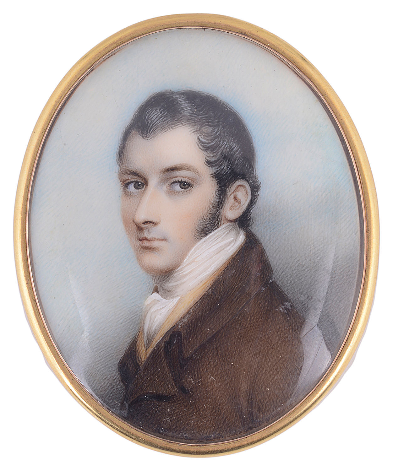 Attributed to Andrew Plimer (Brit. 1763-1837) portrait miniature