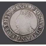 Elizabeth I hammered silver shilling