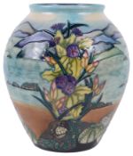 A modern Moorcroft Pottery 'Islay' vase designed by Rachel Bishop