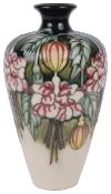 A modern limited edition Moorcroft Pottery 'Kerry' vase designed by Kerry Goodwin, 185/300