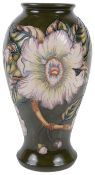 A modern Moorcroft Pottery 'Gustava Augusta' trial vase designed by Debbie Hancock