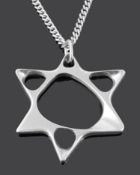 A Danish Henning Koppel for Georg Jensen silver star pendant No 148