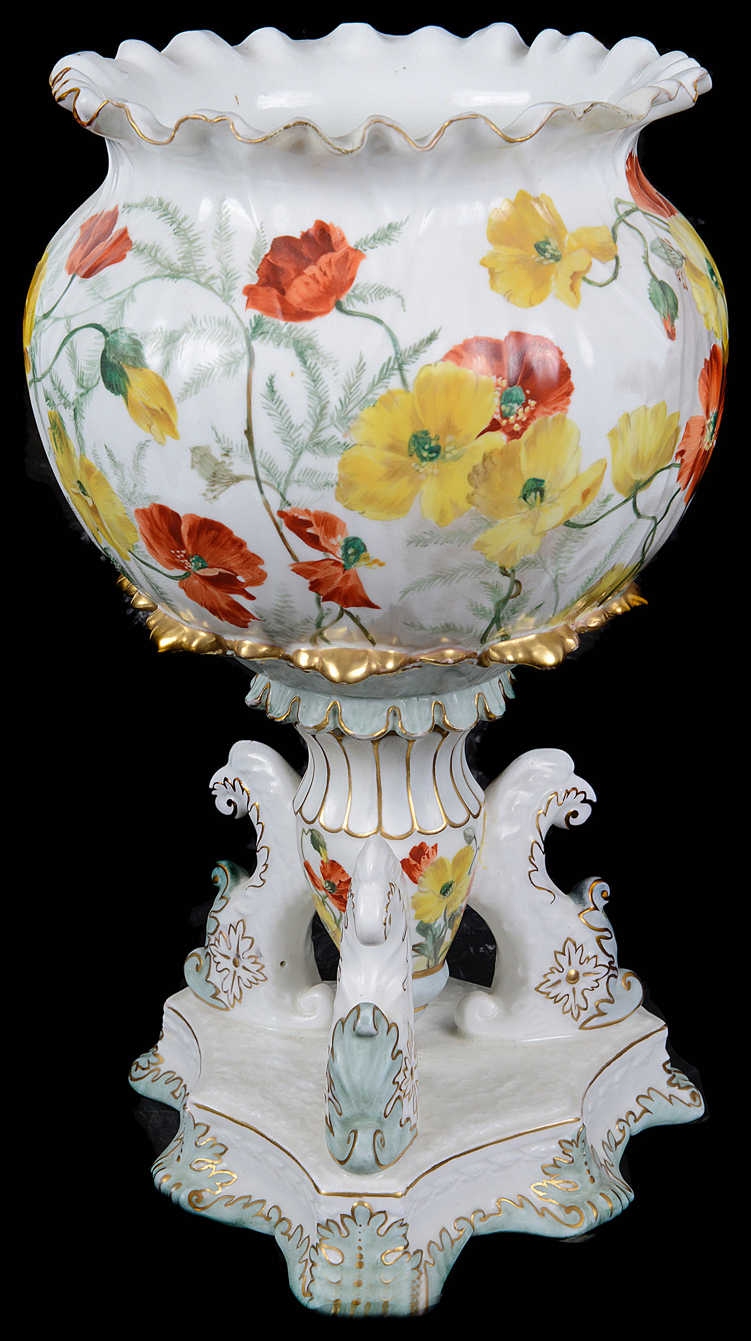 A late 19th century Copeland porcelain planter (2) - Image 2 of 5