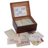 A comprehensive collection of worldwide QSL radio cards c.1930 - 1950 (Qty)