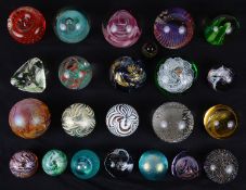 A collection of Caithness and other glass paperweights