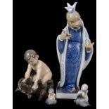 Four Royal Copenhagen porcelain figures (4)