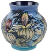 A modern Moorcroft Pottery 'Sweet Betsy' vase designed by Emma Bossons