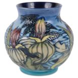 A modern Moorcroft Pottery 'Sweet Betsy' vase designed by Emma Bossons