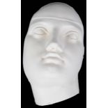 Sir Eduardo Paolozzi (Scot.1924-2008) 'Head of a man', a plaster cast sculpture, unsigned