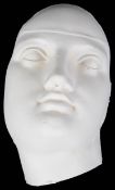 Sir Eduardo Paolozzi (Scot.1924-2008) 'Head of a man', a plaster cast sculpture, unsigned