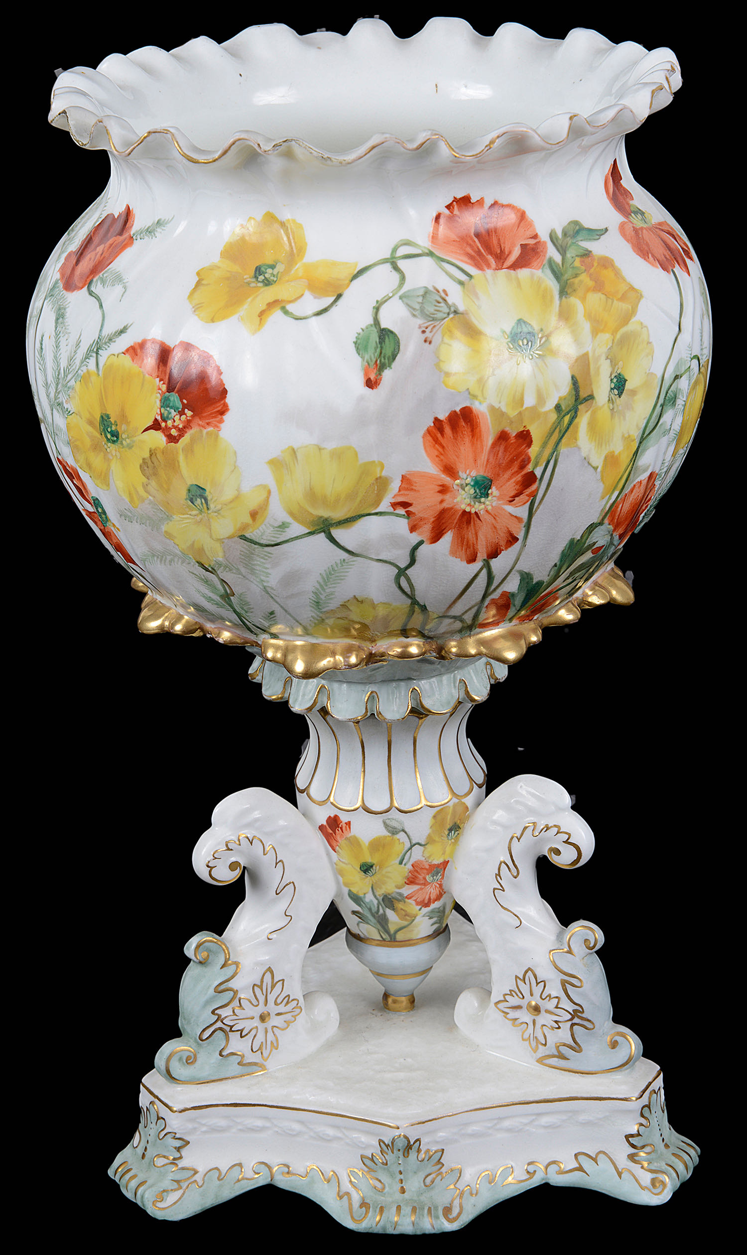 A late 19th century Copeland porcelain planter (2) - Image 5 of 5