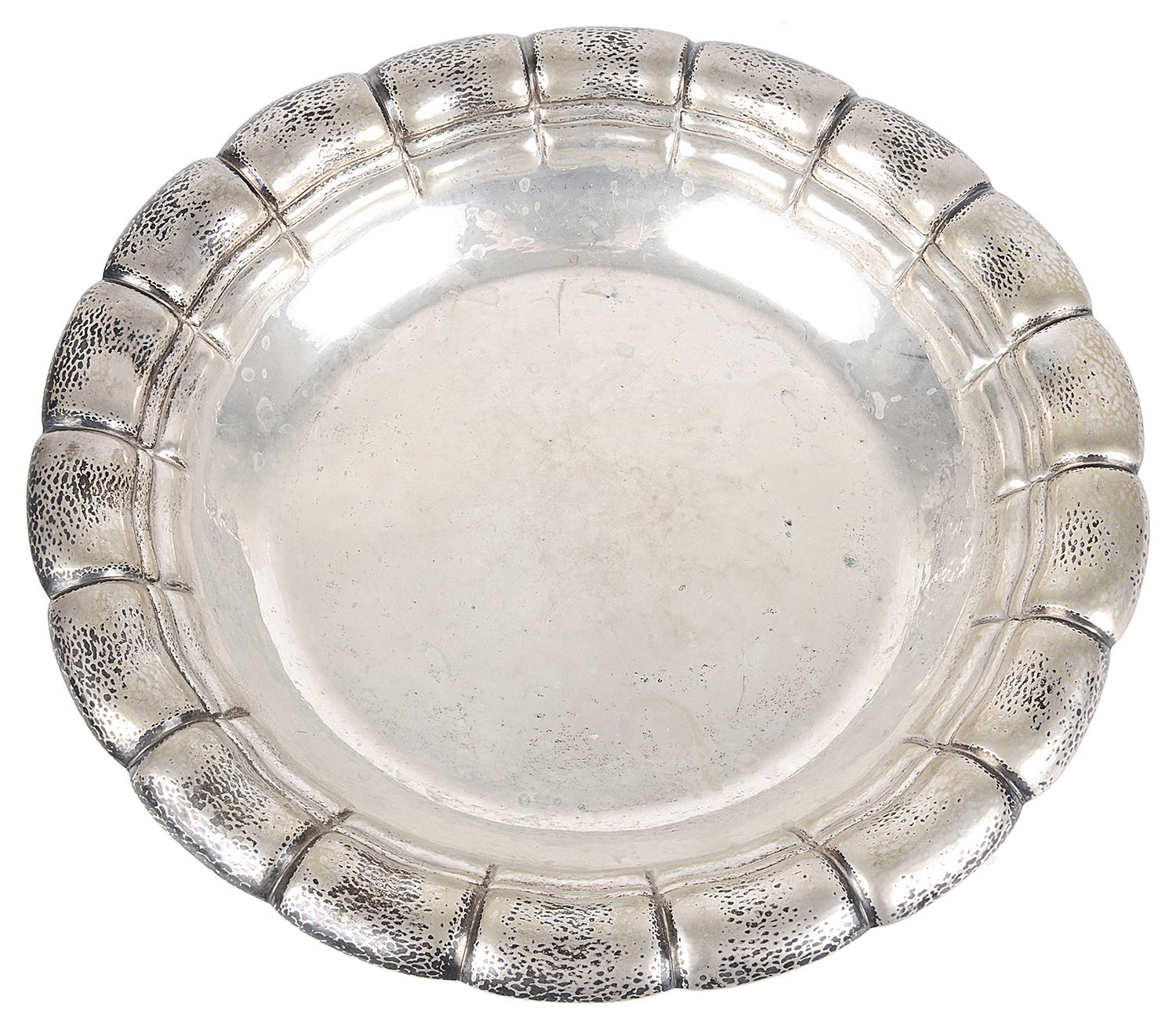 An early 20th century German .830 silver dish