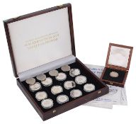 A collection of Elizabeth II proof coins