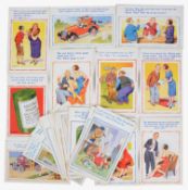 An extensive collection of Donald McGill postcards