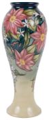 A modern Moorcroft Pottery for Ceramica 'Travellers Joy' vase designed by Sian Leeper