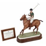 Royal Worcester equestrian model of H.R.H. The Duke of Edinburgh on his polo pony numbered 46/750