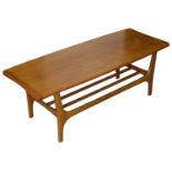 A 1960s Danish teak coffee table