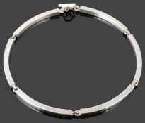 A Danish Hans Hansen for Georg Jensen silver necklace