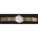 A contemporary 18ct gold ladies Festina wristwatch