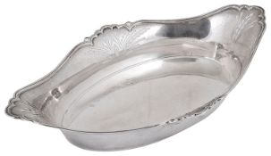 A George VI silver basket