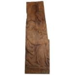 A 15th/16th Century Northern European carved chestnut panel from a pieta altarpiece