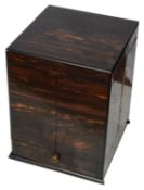 A Victorian coromandel decanter box